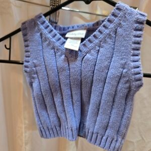 Blue  Sweater Vest